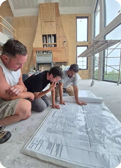 Philippe Lebeault discussion planification Lebo Construction